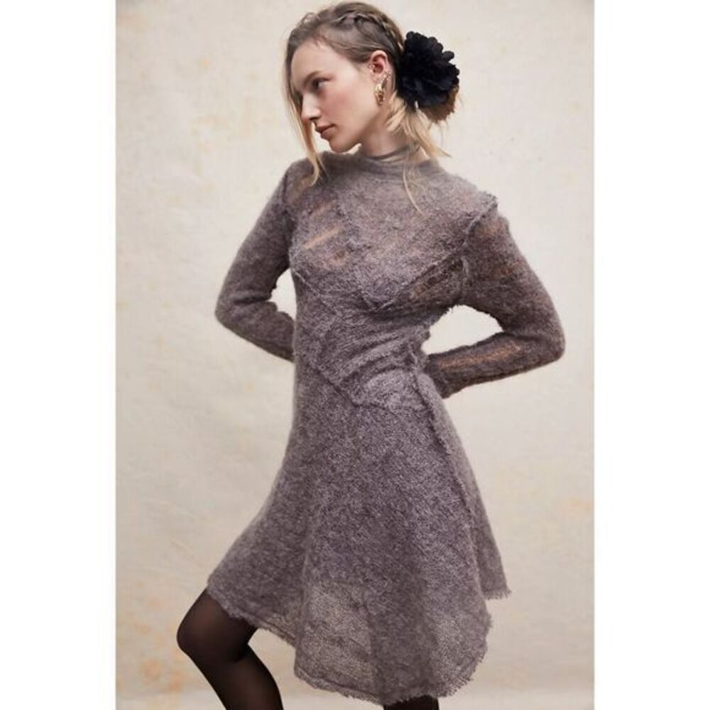 NEW‎ *flawed* Free People Changing Tides Sweater Dress Alpaca blend, S